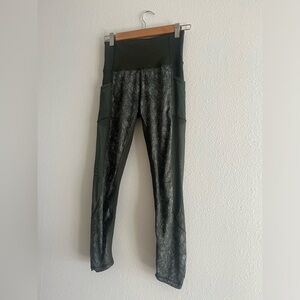 Lululemon Athletica Black and Gray Leggings